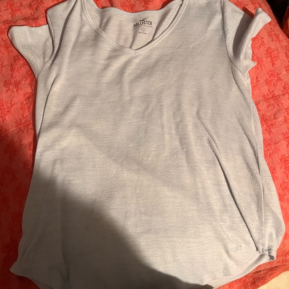 Hollister Gray Boxy Muscle Tee Tank Top
